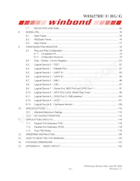 W83627G-AW Datasheet Page 4