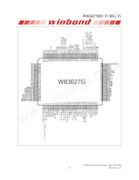 W83627G-AW Datasheet Page 13
