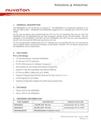 W83629AG Datasheet Pagina 6