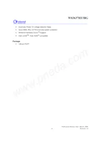 W83637HG-AW Datasheet Pagina 11