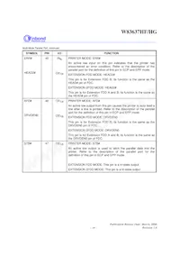 W83637HG-AW Datasheet Page 21