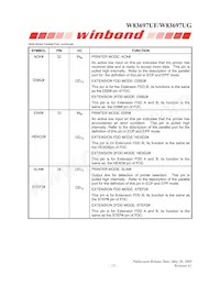 W83697UG Datasheet Page 13