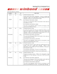 W83697UG Datasheet Page 14