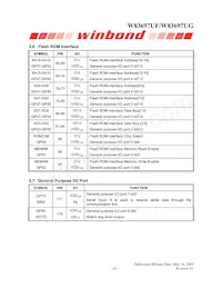 W83697UG Datenblatt Seite 19