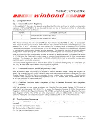 W83697UG Datasheet Page 23