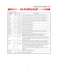 W83877TG Datasheet Page 13
