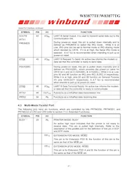 W83877TG Datasheet Page 15