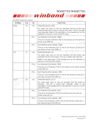 W83877TG Datasheet Page 16
