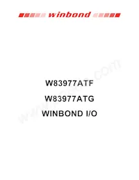 W83977ATG-AW Datasheet Cover