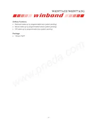 W83977ATG-AW Datasheet Pagina 12