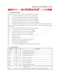 W83977ATG-AW Datasheet Pagina 14