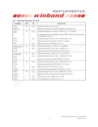 W83977ATG-AW Datasheet Pagina 17