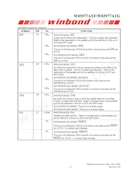 W83977ATG-AW Datasheet Pagina 21