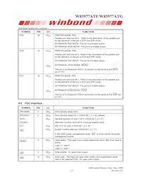 W83977ATG-AW Datasheet Pagina 23