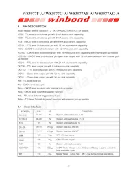 W83977G-A Datasheet Page 14