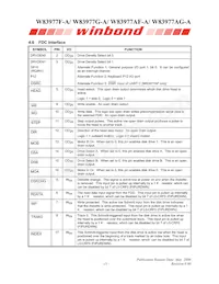 W83977G-A Datasheet Page 23