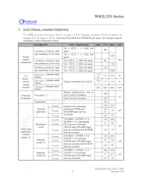 W83L351G Datasheet Page 12