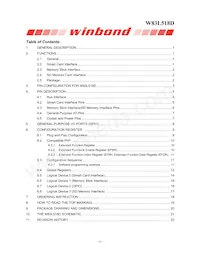 W83L518G Datasheet Page 2