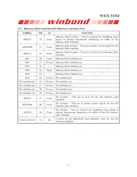 W83L518G Datasheet Page 8