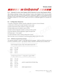 W83L518G Datasheet Page 13