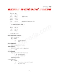 W83L518G Datasheet Page 14