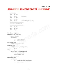 W83L518G Datasheet Pagina 14