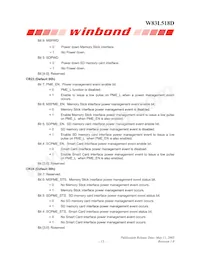 W83L518G Datasheet Pagina 15