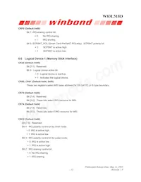 W83L518G Datasheet Page 17