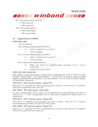 W83L518G Datasheet Page 18