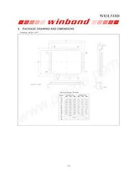 W83L518G Datasheet Page 22