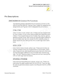 Z80C3008VSC00TR Datasheet Pagina 15