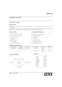 ZXF103Q16TC數據表 封面