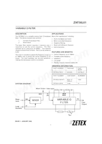 ZXF36L01W24 Datasheet Copertura