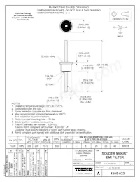 4300-022LF 데이터 시트 표지