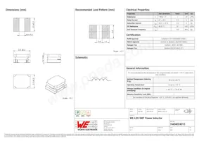 74404024010 Datasheet Copertura