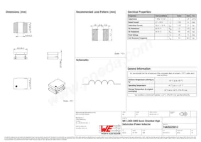 74405020010 Datasheet Cover