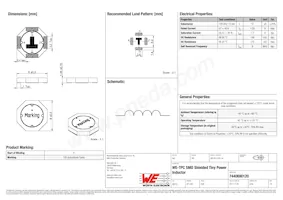 7440690120 Datasheet Cover