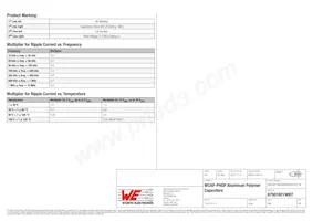 875016219007 Datasheet Pagina 2