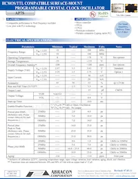 AP7S-25.000MHZ-T Datenblatt Cover