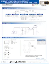 AP7S-25.000MHZ-T Datasheet Pagina 2