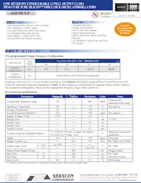 ASEMCLP-LR Datasheet Cover