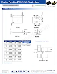ASFLMX-25.000MHZ-5ABA Datasheet Page 2