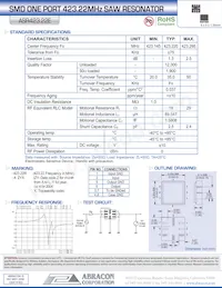 ASR423.22E-T Datasheet Copertura