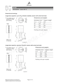 B41607A8158M009 Datasheet Pagina 4