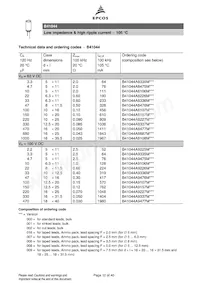 B43044F2686M Datasheet Page 12