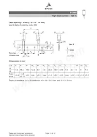 B43866C9226M003 데이터 시트 페이지 13