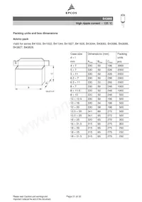 B43866C9226M003 Datasheet Page 21