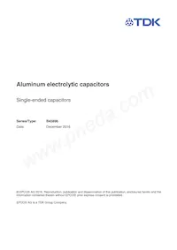 B43896C2147M Datasheet Cover