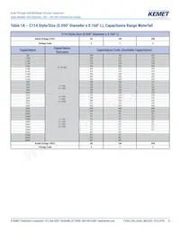 C114C179C2G5CA7200 Datasheet Page 4