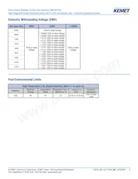 C1206X300JDGACTU Datasheet Page 5